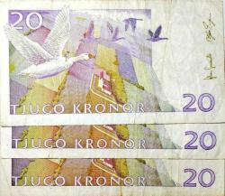 İsveç 20 Kron 1997 Çt  Kondisyon: Çt