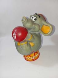 interbank fil kumbara. Kafa para giriş yerinde çatlak var. Haliyle