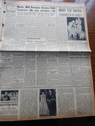 Yeni İstanbul Gazetesi - Turkish Newspaper - 22 Mayıs 1956 - dert ortaklığı yazan Habib Edib Törehan Başmakale - İran Şahı İstanbul'a ayak basarken fotoğraf - majestte imparatoriçe Süreyya beraberinde başvekil Adnan Menderes ve bayan Gökay olduğu halde otomobille beyoğlu'ndan geçerken fotoğraf - CHP kurultayı İsmet İnönü'nün mühim bir nutku ile çalışmalarına başladı - Kıbrıs'ta rum tedhişçilerin faaliyeti arttı - Atatürk üniversitesine eleman yetiştiriliyor - Hürriyet Partisi Manisa'da son Ege mitingini dün yaptı - Demokrat Parti Bergama mitinginden bir fotoğraf - hidrojen bombası infilakının tafsilatı - toplantı israfı yazan Refik Halit Karay - Muhtar yazan Fikret Arıt Yazı Dizisi - imparatoriçe Süreyya'nın hayatı Derleyen Nezihe Türkkan Yazı Dizisi - Stalin'in kızı Svetlana Moskova'da bir kabul resmine iştirak etti - köy kadınlarından yükselen ses yazan Tarhan Toker - Çayeli Çay fabrikası işletmeye açılıyor - Ankara İstanbul Radyosu Programı - Dünya Kupası Güreş Şampiyonası