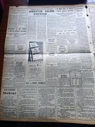 Yeni İstanbul Gazetesi - Turkish Newspaper - 16 Mayıs 1956 - münakaşalarımız yazan Habib Edib Törehan Başmakale - İran Şehinşahı ve kraliçesi Dün Ankara'ya geldiler fotoğraf - İran Şahı Ve Kraliçe Süreyya'yı Esenboğa havaalanında Celal Bayar Adnan Menderes ve Refik Koraltan karşıladı fotoğraf - milli korunma tasarısı komisyona iade edilecek - iki İngiliz güzeli İris Walker Ve İlena Nelson fotoğraf - Orhan Köprülü istifasını partiye bildirmemiş - azaplı gezinti yazan Refik Halit Karay - Muhtar yazan Fikret Arıt Yazı Dizisi - yanık sigara bir sinemayı yakıyordu - denizcilik Bankası gemi almayacak - Bahar bayramı hazırlıkları ilerliyor - 19 Mayıs Spor ve Gençlik Bayramı programı hazırlandı - Kasım Gülek'in Malatya konuşması - Chevrolet imalatını kısıyor - İngiltere yeni bir tasfiyehane kuruyor - kaderin oyunu yazan Sümer Can - akciğer kanserini belli eden cihaz - Ankara İstanbul Radyosu Programı - karaburun'dan röportajlar VI yazan Metin Doğanalp - atletizm bayramına iştirak edecekler