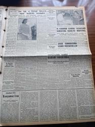 Yeni İstanbul Gazetesi - Turkish Newspaper - 16 Mayıs 1956 - münakaşalarımız yazan Habib Edib Törehan Başmakale - İran Şehinşahı ve kraliçesi Dün Ankara'ya geldiler fotoğraf - İran Şahı Ve Kraliçe Süreyya'yı Esenboğa havaalanında Celal Bayar Adnan Menderes ve Refik Koraltan karşıladı fotoğraf - milli korunma tasarısı komisyona iade edilecek - iki İngiliz güzeli İris Walker Ve İlena Nelson fotoğraf - Orhan Köprülü istifasını partiye bildirmemiş - azaplı gezinti yazan Refik Halit Karay - Muhtar yazan Fikret Arıt Yazı Dizisi - yanık sigara bir sinemayı yakıyordu - denizcilik Bankası gemi almayacak - Bahar bayramı hazırlıkları ilerliyor - 19 Mayıs Spor ve Gençlik Bayramı programı hazırlandı - Kasım Gülek'in Malatya konuşması - Chevrolet imalatını kısıyor - İngiltere yeni bir tasfiyehane kuruyor - kaderin oyunu yazan Sümer Can - akciğer kanserini belli eden cihaz - Ankara İstanbul Radyosu Programı - karaburun'dan röportajlar VI yazan Metin Doğanalp - atletizm bayramına iştirak edecekler