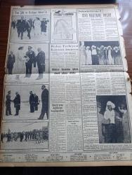 Yeni İstanbul Gazetesi - Turkish Newspaper - 16 Mayıs 1956 - münakaşalarımız yazan Habib Edib Törehan Başmakale - İran Şehinşahı ve kraliçesi Dün Ankara'ya geldiler fotoğraf - İran Şahı Ve Kraliçe Süreyya'yı Esenboğa havaalanında Celal Bayar Adnan Menderes ve Refik Koraltan karşıladı fotoğraf - milli korunma tasarısı komisyona iade edilecek - iki İngiliz güzeli İris Walker Ve İlena Nelson fotoğraf - Orhan Köprülü istifasını partiye bildirmemiş - azaplı gezinti yazan Refik Halit Karay - Muhtar yazan Fikret Arıt Yazı Dizisi - yanık sigara bir sinemayı yakıyordu - denizcilik Bankası gemi almayacak - Bahar bayramı hazırlıkları ilerliyor - 19 Mayıs Spor ve Gençlik Bayramı programı hazırlandı - Kasım Gülek'in Malatya konuşması - Chevrolet imalatını kısıyor - İngiltere yeni bir tasfiyehane kuruyor - kaderin oyunu yazan Sümer Can - akciğer kanserini belli eden cihaz - Ankara İstanbul Radyosu Programı - karaburun'dan röportajlar VI yazan Metin Doğanalp - atletizm bayramına iştirak edecekler