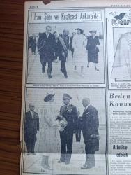 Yeni İstanbul Gazetesi - Turkish Newspaper - 16 Mayıs 1956 - münakaşalarımız yazan Habib Edib Törehan Başmakale - İran Şehinşahı ve kraliçesi Dün Ankara'ya geldiler fotoğraf - İran Şahı Ve Kraliçe Süreyya'yı Esenboğa havaalanında Celal Bayar Adnan Menderes ve Refik Koraltan karşıladı fotoğraf - milli korunma tasarısı komisyona iade edilecek - iki İngiliz güzeli İris Walker Ve İlena Nelson fotoğraf - Orhan Köprülü istifasını partiye bildirmemiş - azaplı gezinti yazan Refik Halit Karay - Muhtar yazan Fikret Arıt Yazı Dizisi - yanık sigara bir sinemayı yakıyordu - denizcilik Bankası gemi almayacak - Bahar bayramı hazırlıkları ilerliyor - 19 Mayıs Spor ve Gençlik Bayramı programı hazırlandı - Kasım Gülek'in Malatya konuşması - Chevrolet imalatını kısıyor - İngiltere yeni bir tasfiyehane kuruyor - kaderin oyunu yazan Sümer Can - akciğer kanserini belli eden cihaz - Ankara İstanbul Radyosu Programı - karaburun'dan röportajlar VI yazan Metin Doğanalp - atletizm bayramına iştirak edecekler