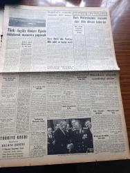 Yeni İstanbul Gazetesi - Turkish Newspaper - 28 Temmuz 1953 - Kore'de ateş kesildikten sonra yazan Mustafa Nermi Başmakale - Kore'deki harp fiilen sona erdi - Türk İngiliz filolarının müşterek manevrası - Milli Savunma Bakanı Seyfi Kurtbek istifa etti - milli kalkınma Partisi lideri Nuri Demirağ hakkında takibat - Gürkan kanununa benzer yeni bir teklif - Türkiye 1953 güzeli Ayten Akyol bu gece geliyor - Ankara radyosu dün gece bir saat önce sustu - Mareşal Tito Kore konusunda Birleşmiş Milletler muvaffak olmuştur dedi - Amerikan eski ordu komutanı Van Fleet'e göre atom kullanılmalı - döner ayna yazan Halide Edip Adıvar Yazı Dizisi - Adnan Menderes'in her an diktatörlüğe gittiği iddiası - Kore harbinde Türkiye 885 şehit ve kayıp verdi - Sabiha Gökçen Amerika'da - Ankara İstanbul İzmir Radyosu Programı - yeni bir gübre Gramlaxmi - Monte carlo'nun sahibi olan adam Onassis -  Beria'ya ne oldu fotoğraflar - Malenkov'un Ruhi tahlili - büyük röportaj serisi İslam memleketleri Fikret Adil