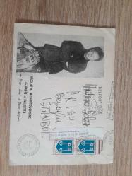 FRANSADAN TÜRKİYE YE GÖNDERİLMİŞ KART 1967 TARİHLİ