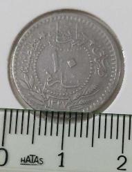 1327-7 SULTAN MEHMET REŞAT 10 PARA ORİJİNAL NADİR 3OO2E1 ÇİLALTI