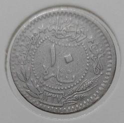 1327-7 SULTAN MEHMET REŞAT 10 PARA ORİJİNAL NADİR 3OO2E1 ÇİLALTI