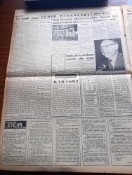 Yeni İstanbul Gazetesi - Turkish Newspaper - 4 Haziran 1953 - cezalar ve suçlar yazan Mustafa Nermi Başmakale - Kraliçe 2. Elizabeth taç giyme töreni fotoğraflar - emeklilik kanunu tasarısı meclisin gündemine alındı - Bandırma bölgesinde zelzele - komünist için Birleşmiş milletlere alınmıyor - napoli'deki kanlı sokak çarpışması - Ceza kanunu değişikliği 273. Madde ve basın hürriyeti - Rosenbergleri kurtarmak için son gayretler fotoğraf - Yunanistan başvekili Papagos 16 Haziran'da İstanbul'da - Anadolu ajansı hakkında meclise verilen sözlü soru - Mithatpaşa stadı'nda fetih gösterileri tekrarlanıyor - Şehzade camii yazan Aziz Ogan - siyasal bilgiler fakültesi profesörlerinden İsmail Hakkı Göreli'nin jübilesi - Gökbayrak yazan Leon Cahun Yazı Dizisi - dünyadan resimli röportajlar - Peron artık tamamiyle münzevi yaşıyor - Gripin - Burla Biraderler - Arı Unları - Jawa motosiklet - Yeni Parker 51 dolma kalemi - londra'dan Dün uçak postası ile getirdiğimiz taç giyinme töreninden fotoğraflar