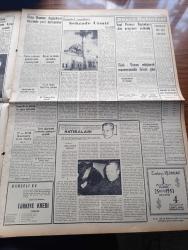 Yeni İstanbul Gazetesi - Turkish Newspaper - 4 Haziran 1953 - cezalar ve suçlar yazan Mustafa Nermi Başmakale - Kraliçe 2. Elizabeth taç giyme töreni fotoğraflar - emeklilik kanunu tasarısı meclisin gündemine alındı - Bandırma bölgesinde zelzele - komünist için Birleşmiş milletlere alınmıyor - napoli'deki kanlı sokak çarpışması - Ceza kanunu değişikliği 273. Madde ve basın hürriyeti - Rosenbergleri kurtarmak için son gayretler fotoğraf - Yunanistan başvekili Papagos 16 Haziran'da İstanbul'da - Anadolu ajansı hakkında meclise verilen sözlü soru - Mithatpaşa stadı'nda fetih gösterileri tekrarlanıyor - Şehzade camii yazan Aziz Ogan - siyasal bilgiler fakültesi profesörlerinden İsmail Hakkı Göreli'nin jübilesi - Gökbayrak yazan Leon Cahun Yazı Dizisi - dünyadan resimli röportajlar - Peron artık tamamiyle münzevi yaşıyor - Gripin - Burla Biraderler - Arı Unları - Jawa motosiklet - Yeni Parker 51 dolma kalemi - londra'dan Dün uçak postası ile getirdiğimiz taç giyinme töreninden fotoğraflar