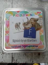PİCCOLO MONDİ EĞİTİCİ OYUN KARTLARI HARFLERİ ÖĞRENİYORUM