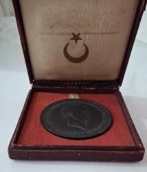 1939 ERZURUM TREN İSTASYONU AÇILIŞI İNÖNÜ MADALYON ÇOK NADİR ORJİNAL KUTULU