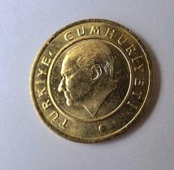 395// 25 Kuruş Altın renkte (2023)