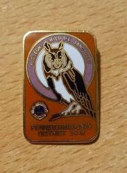 PENNSYLVANIA-1979 DISTRICT 14-R / BAYKUŞ TEMALI LIONS BÜYÜK BOY ROZET...