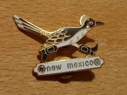 NEW MEXICO 85 / ÇİZMELİ KUŞ TEMALI LIONS BÜYÜK BOY ROZET...