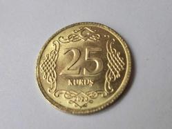 410// 25 kuruş Altın sarısı (2023) Çil