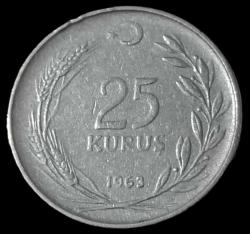 1963 25 Kuruş