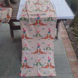 Vintage Çocuk Odası Perdesi, 2 kanat