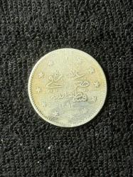 Efemera - 1293/32 2 kuruş II. Abdülhamid - GÜMÜŞ - ÇÇT - kitantik - kitaLog