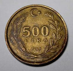 1991 500 LİRA #4