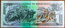 HONDURAS 2019 YILI 5 LEMPİRA..