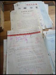 ESKİŞEHİR ŞEKER FABRİKASI Muhtelif Belgeler 1930'lu yıllar 85 adet civarı