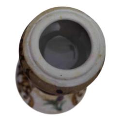 Antika Altın İşleme Seramik Şamdan / Abajur Altı