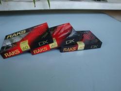 RAKS DX 60 ( DYNAMIC EXTENDED ) 3 Adet BOŞ KASET SIFIR / JELATİNİNDE