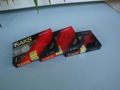 RAKS DX 60 ( DYNAMIC EXTENDED ) 3 Adet BOŞ KASET SIFIR / JELATİNİNDE