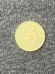 1935 J 5 Reichspfennig Almanya - ÇİL