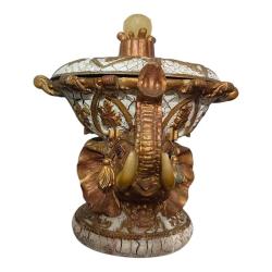 Antika Fil Detaylı Konsol Üstü Dekoratif Aksesuar