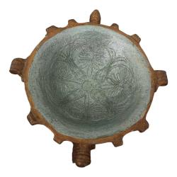 Antika Fil Detaylı Konsol Üstü Dekoratif Aksesuar