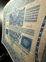 1902 Almanya Avusturya 1000 Kronen. Damgalı - ÇİL