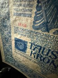 1902 Almanya Avusturya 1000 Kronen. Damgalı - ÇİL