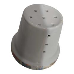 Vintage Desenli Porselen Süzgeç