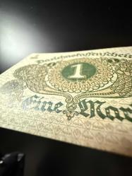 1920 Darlehnskassenschein 1 Mark Almanya İmparatorluğu - ÇİL