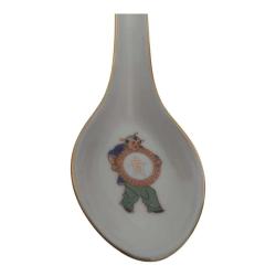 Taiwan Üretim Porselen Ramen Kaşığı