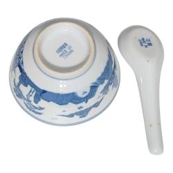 Çin Porselen Bowl - Ramen Kase ve Kaşık Seti