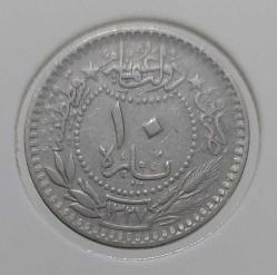 1327-7 SULTAN MEHMET REŞAT 10 PARA ORİJİNAL NADİR 1P2TT1 ÇİLALTI