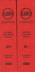 Kadro Aylık Fikir Mecmuası Tıpkı Basım Cilt 1 (1-18. Sayılar) 1932-1933 / Cilt 2  (19-36. Sayılar) 1933-1934 (KİTAP İKİNCİ ELDİR, LAKİN YENİ/SIFIR GİBİDİR.)