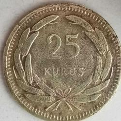 TÜRKİYE 1956    25  KURUŞ