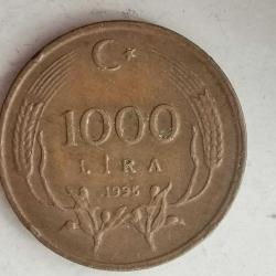 TÜRKİYE   1995    1000 LİRA