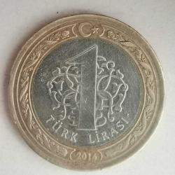 TÜRKİYE   2016  1  TL  HATIRA 15 Temmuz Şehitleri ve Gazileri Anısına