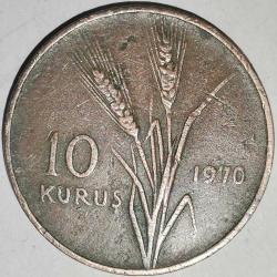TÜRKİYE  1970  10  KURUŞ