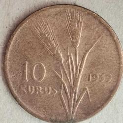 TÜRKİYE  1969    10   KURUŞ