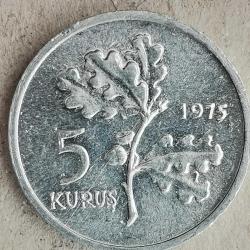 TÜRKİYE  1975   5   KURUŞ
