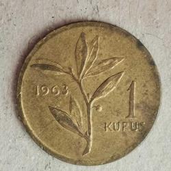 TÜRKİYE  1963   1  KURUŞ