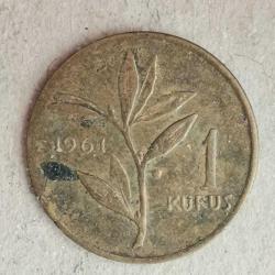 TÜRKİYE  1961   1  KURUŞ
