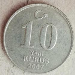 TÜRKİYE  2007   10  YENİ KURUŞ