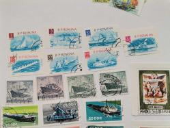 YERLİ YABANCI  KULLANILMIŞ  DAMGALI DAMGASIZ   PUL  LOTU