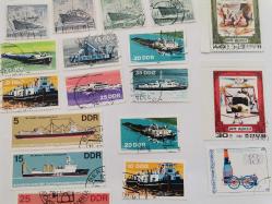 YERLİ YABANCI  KULLANILMIŞ  DAMGALI DAMGASIZ   PUL  LOTU